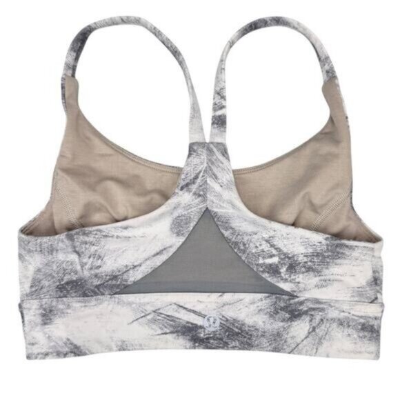 Lululemon Train Times Bra In Breeze By White Light Cast Size 2 - Picture 5 of 7